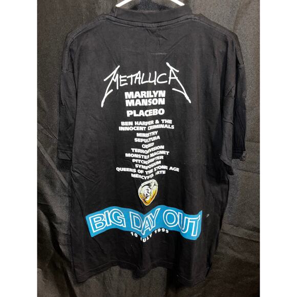 Vintage 1999 BIG DAY OUT Festival Metallica Manson Ministry CREED XL - Picture 3 of 5